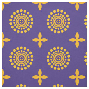 Sun Mosaic Pattern Fabric
