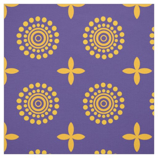 Sun Mosaic Pattern Fabric