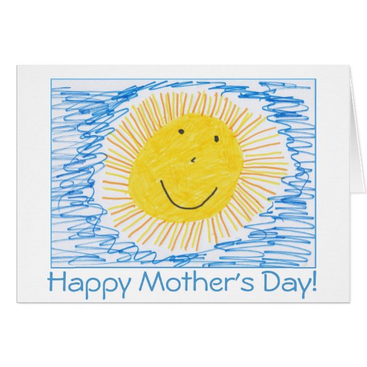 Sun Mother's Day Card (Front Horizontal)