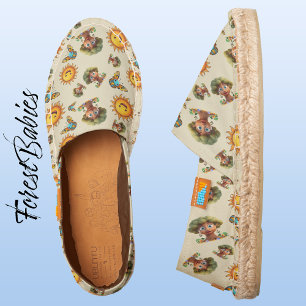 Sun🌞 Oak Tree🌳 Monarch Butterfly🦋 Cute Natural Espadrilles