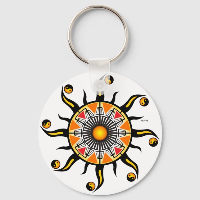 Sun of A Basket Keychain (Front)