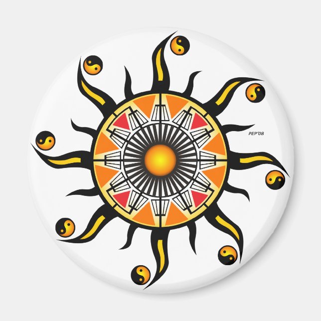 Sun of A Basket Magnet (Front)