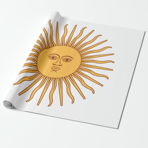 Sun of May Wrapping Paper