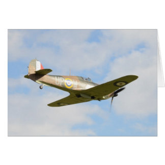 Sun On A Hawker Hurricane Cards