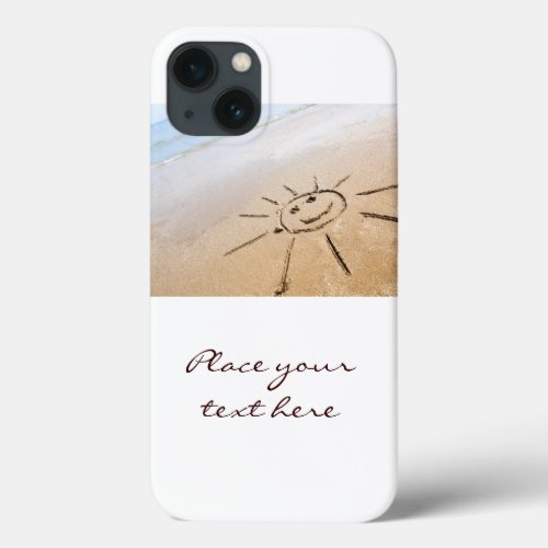 Sun On The Beach iPhone 13 Case
