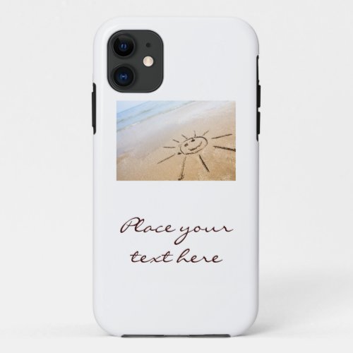 Sun On The Beach iPhone 11 Case