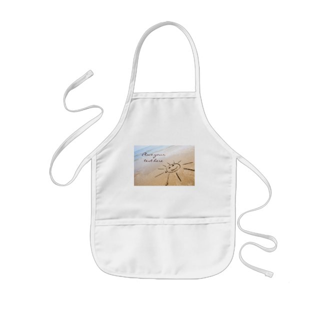 Sun On The Beach Kids' Apron (Front)