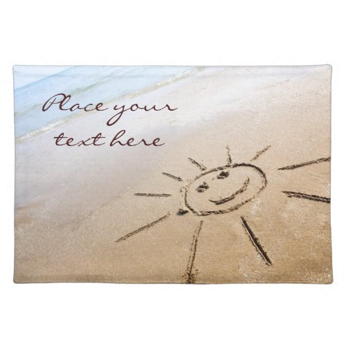 Sun On The Beach Placemat