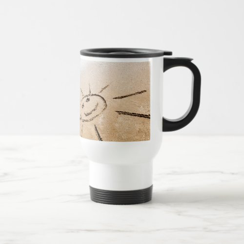 Sun On The Beach Travel Mug