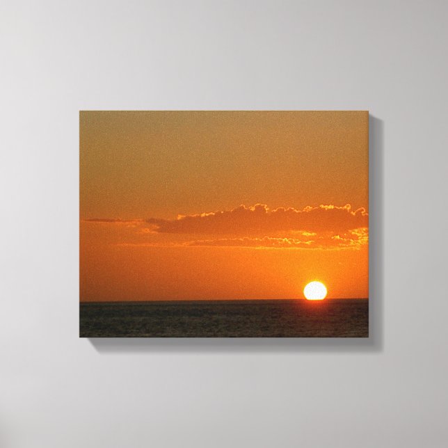 Sun on the Water at Sunset > Sunset Canvas Prints (Front)
