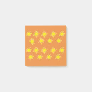 Sun Orange Yellow Post-it Notes