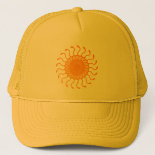Sun Ornament Design Trucker Hat