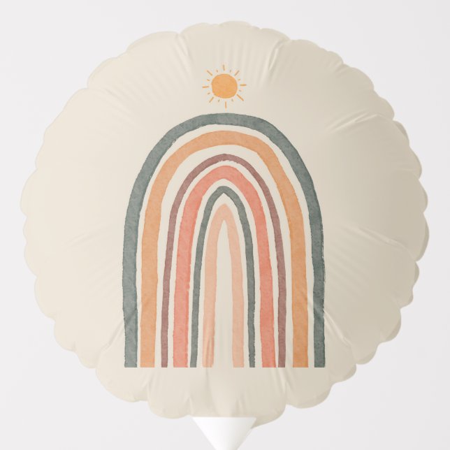 Sun Over A Rainbow Balloon (Front)