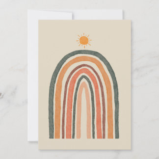 Sun Over A Rainbow Card