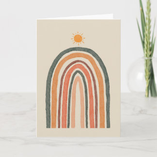 Sun Over A Rainbow Card