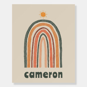 Sun Over A Rainbow Foam Board