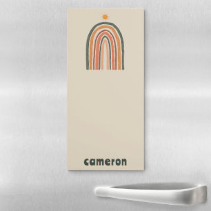 Sun Over A Rainbow Magnetic Notepad