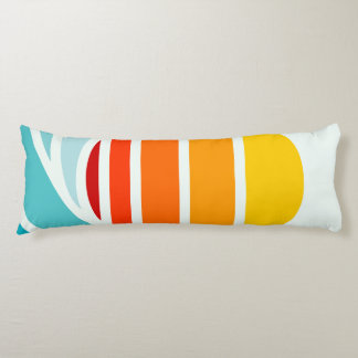 Sun Over Ocean Waves, Modern Body Pillow