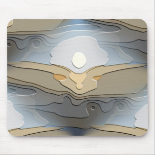 SUN OVER THE HILLS MOUSE PAD