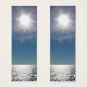 Sun Over the Ocean Photograph (Front & Back)