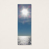 Sun Over the Ocean Photograph (Back)