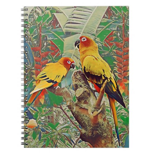 Sun Parakeets Notebook