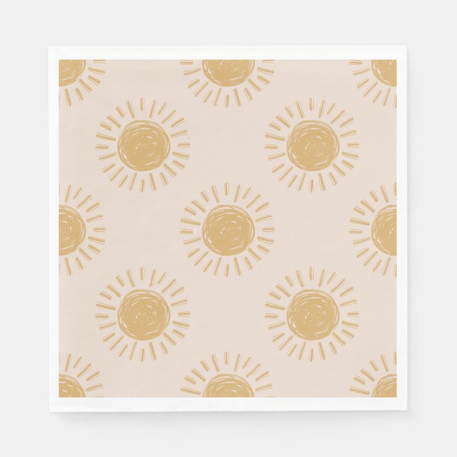 Sun Party Napkins (Front)