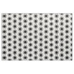 Sun Pattern - Black Fabric