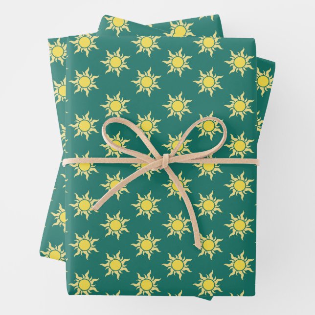 Sun Pattern Wrapping Paper Set  (In situ)