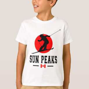 Sun Peaks Canada Ski Resort Rocky Mountains Canadi T-Shirt