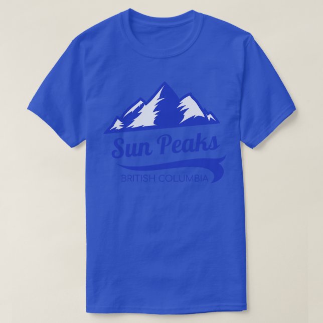 Sun Peaks ski British Columbia T-Shirt (Design Front)