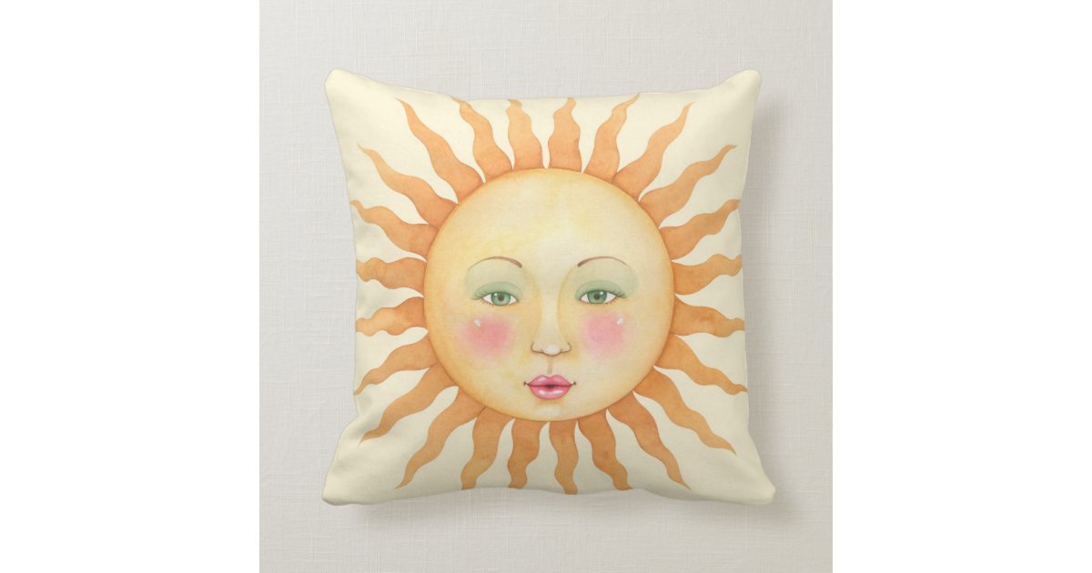 Sun Pillow Zazzle