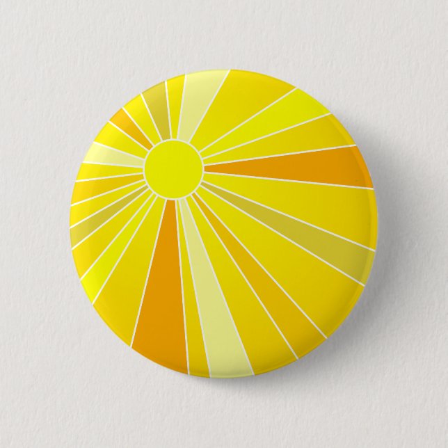 Sun Pinback Button (Front)