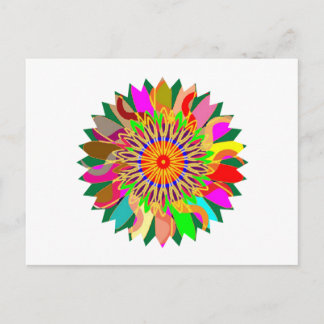 SUN Planet CHAKRA Art: Source of Life on Earth Postcard
