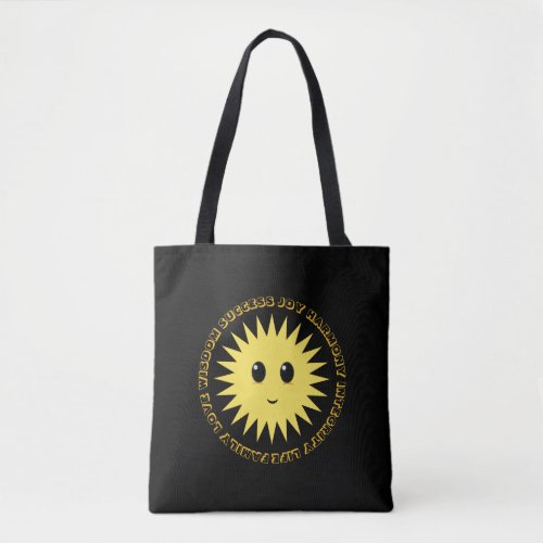 Sun Positive Vibes Tote Bag