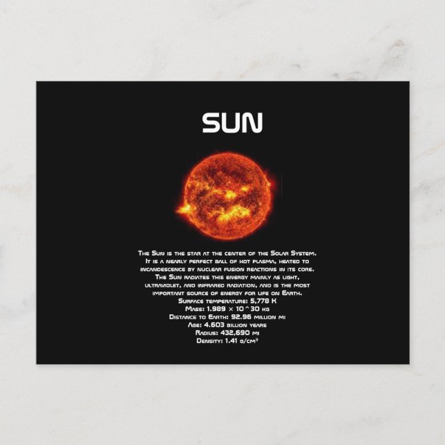 Sun Postcard (Front)