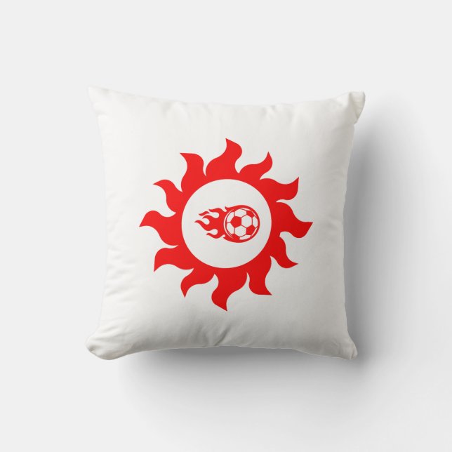 Sun power goals  throw pillow (Front)