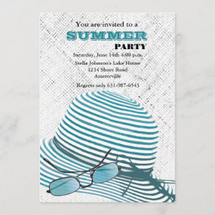 Sun Protection Summer Party Invitation