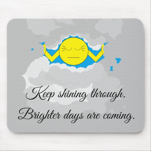 Sun Pushing Through Storm Clouds  Mouse Pad