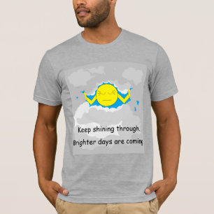 Sun Pushing Through Storm Clouds T-Shirt