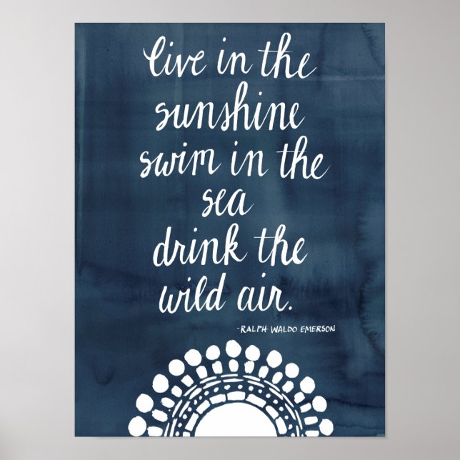 Sun Quote I Poster (Front)