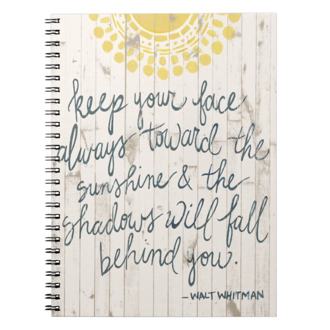 Sun Quote III Notebook (Front)