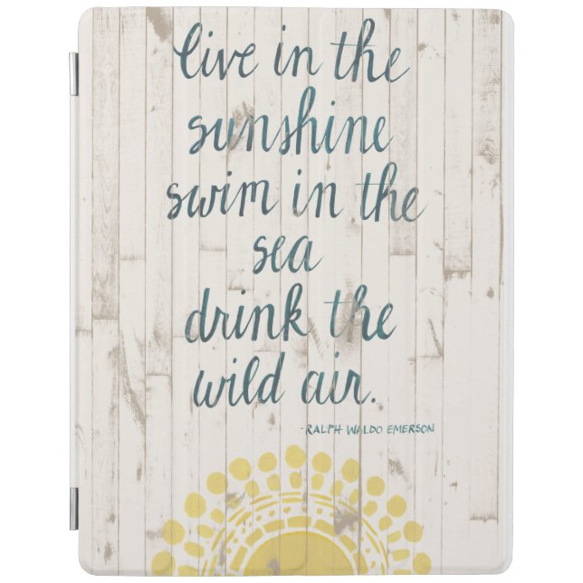 Sun Quote IV iPad Air Cover (Front)