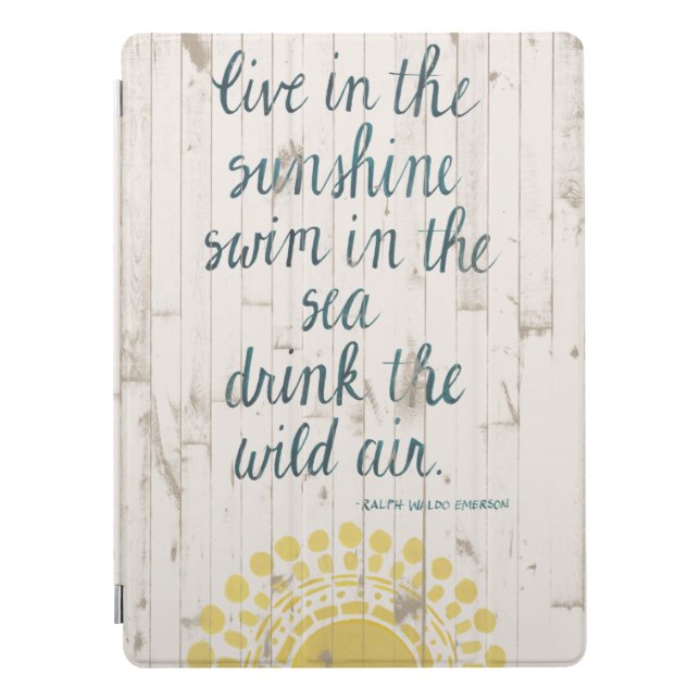 Sun Quote IV iPad Pro Cover (Front)