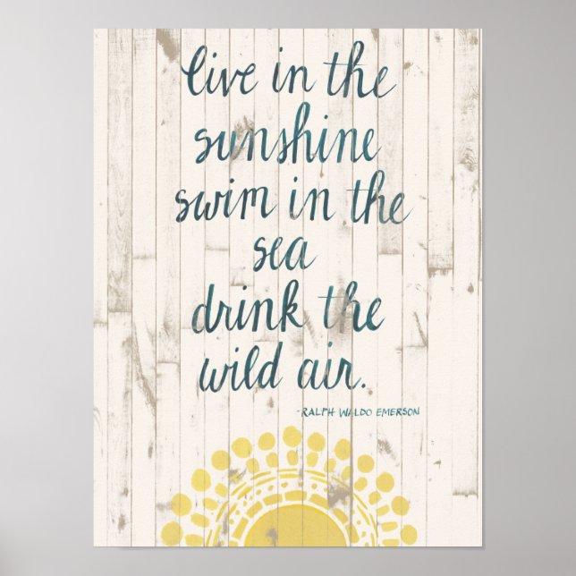 Sun Quote IV Poster (Front)