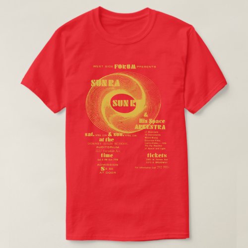 Sun Ra Forum Vintage Jazz T_Shirt