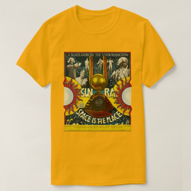 Sun Ra Space is the Place T-Shirt (Design Front)