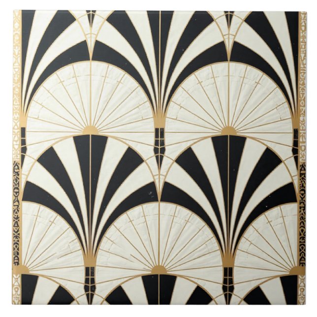 Sun Ray Silhouette Ceramic Tile (Front)