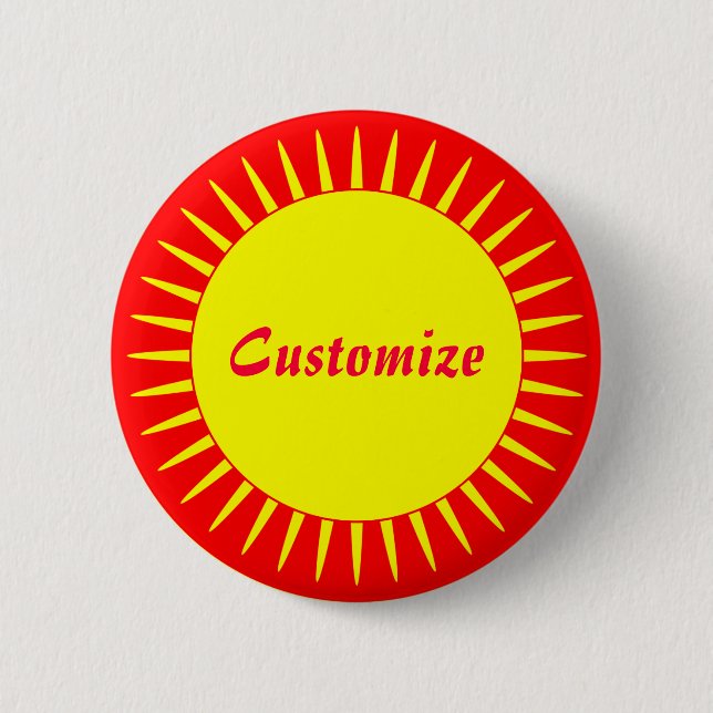 Sun Ray Template - 2 Button (Front)