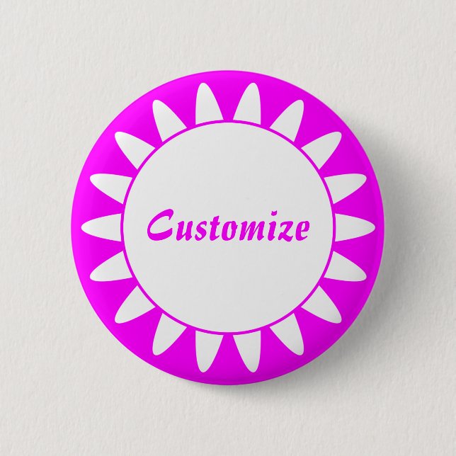Sun Ray Template - 3 - Magenta Button (Front)